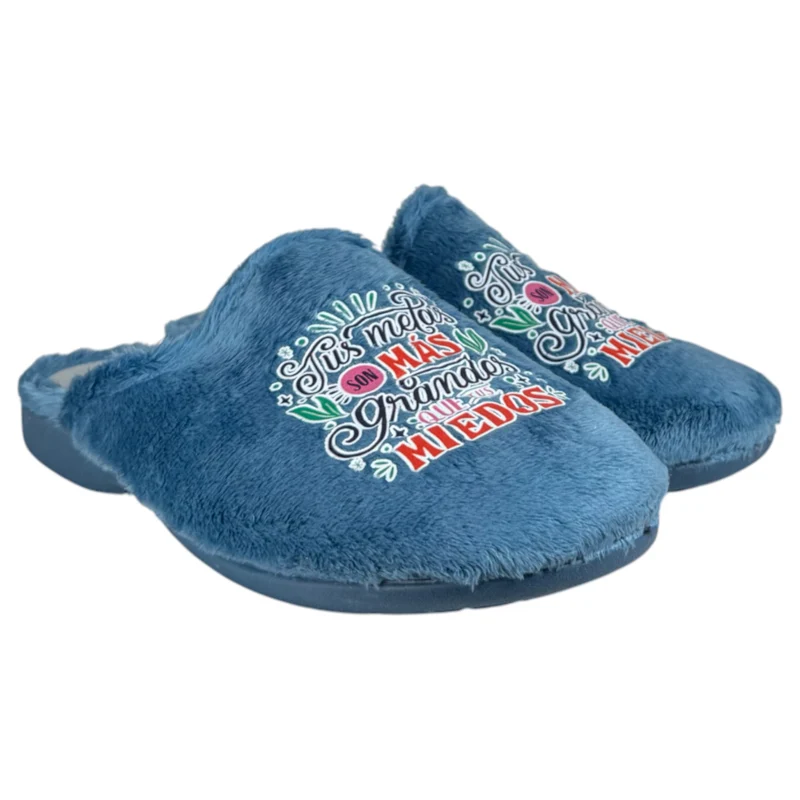 Zapatillas de Casa Natalia Gil Metas 4000 Jeans