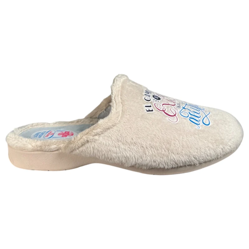 Zapatillas de Casa Natalia Gil Éxito 4000 Beige