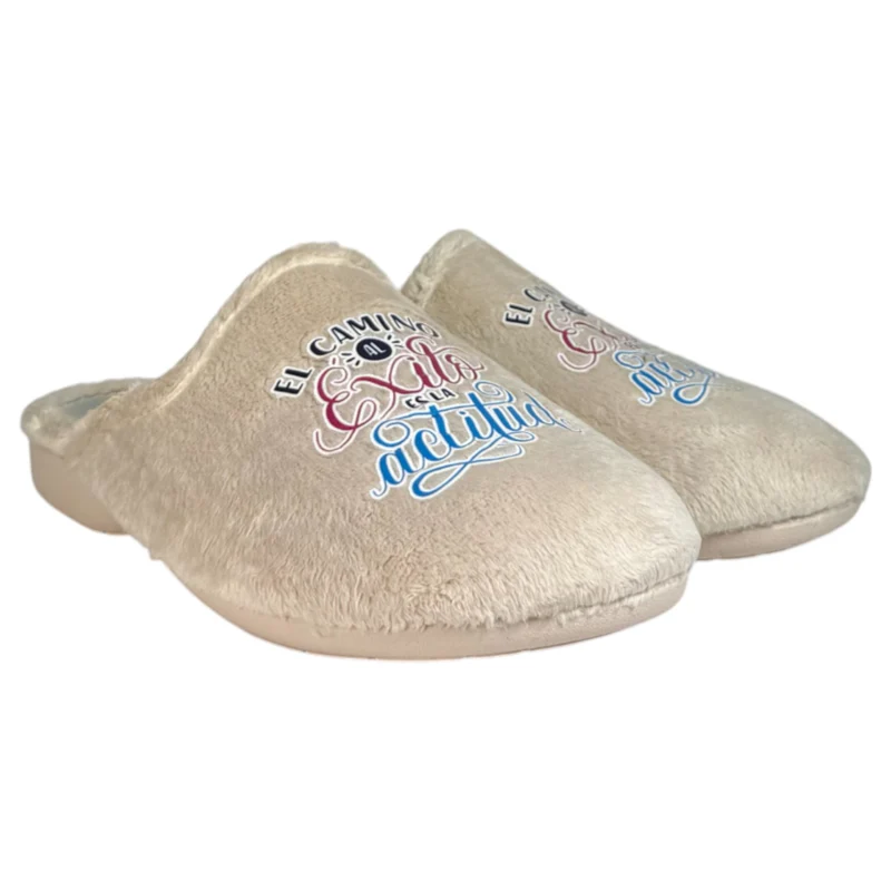 Zapatillas de Casa Natalia Gil Éxito 4000 Beige