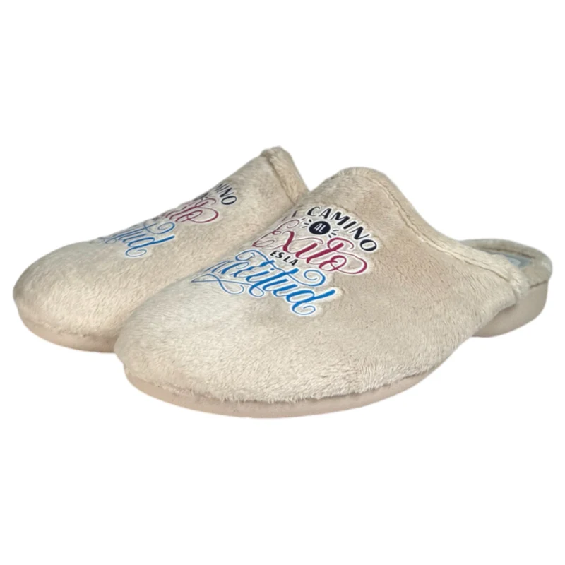 Zapatillas de Casa Natalia Gil Éxito 4000 Beige