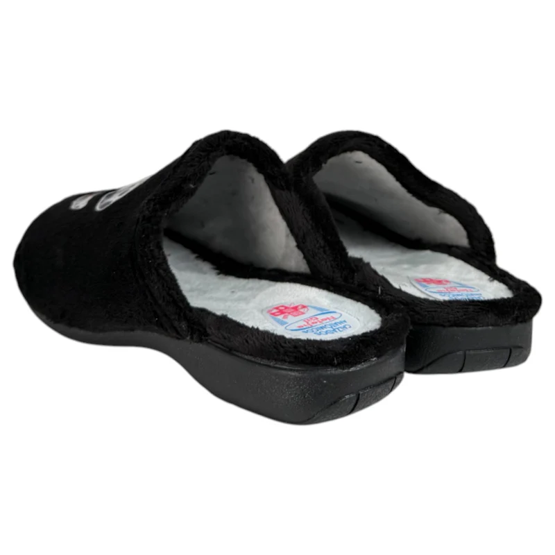 Zapatillas de Casa Natalia Gil Dálmata 4005 Negro