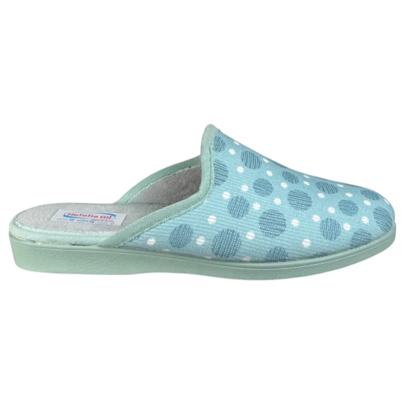 Zapatillas de Casa Natalia Gil Lunares 142 Verdina