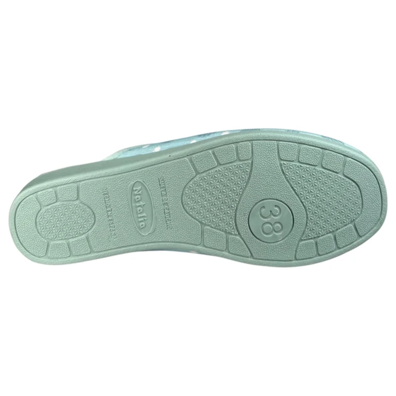 Zapatillas de Casa Natalia Gil Lunares 142 Verdina
