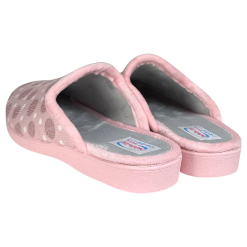 Zapatillas de Casa Natalia Gil Lunares 142 Rosa