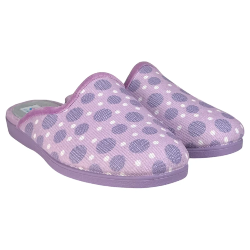 Zapatillas de Casa Natalia Gil Lunares 142 Lila