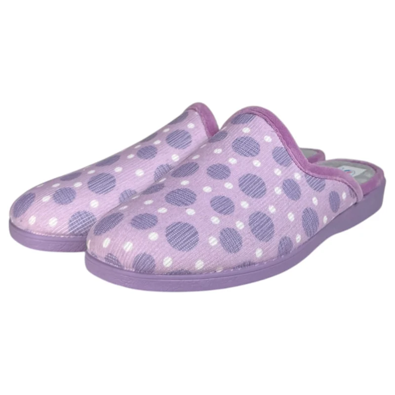 Zapatillas de Casa Natalia Gil Lunares 142 Lila