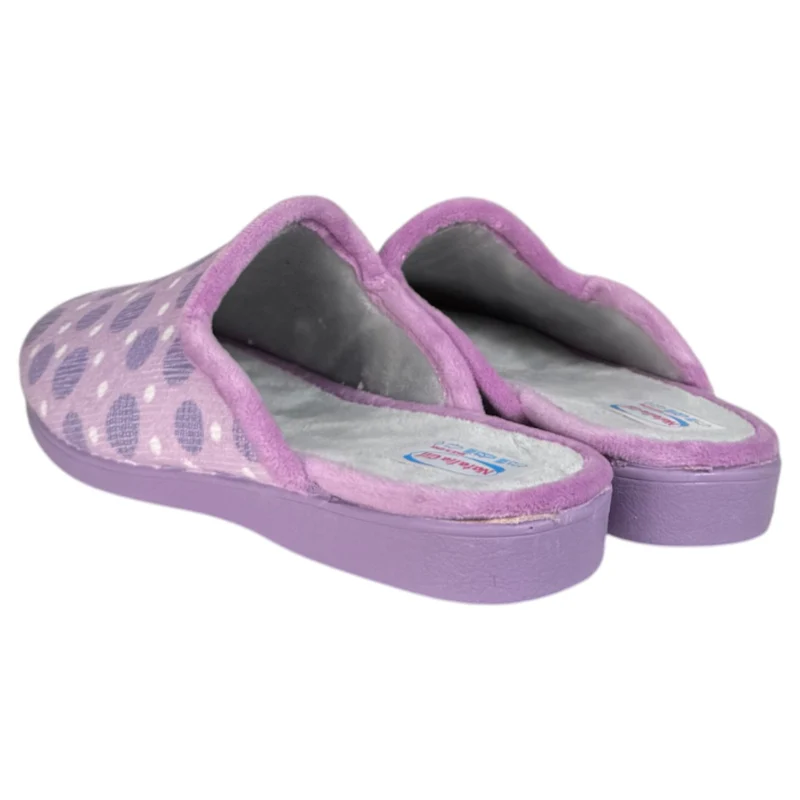 Zapatillas de Casa Natalia Gil Lunares 142 Lila