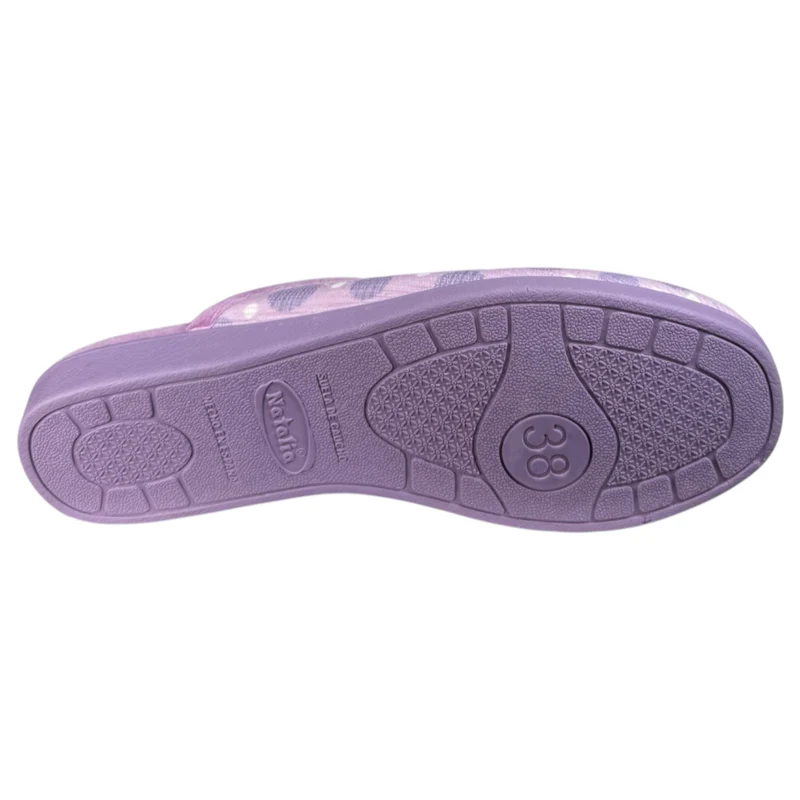 Zapatillas de Casa Natalia Gil Lunares 142 Lila