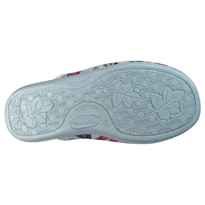 Zapatillas de Casa Natalia Gil Corazones 5013 Azul