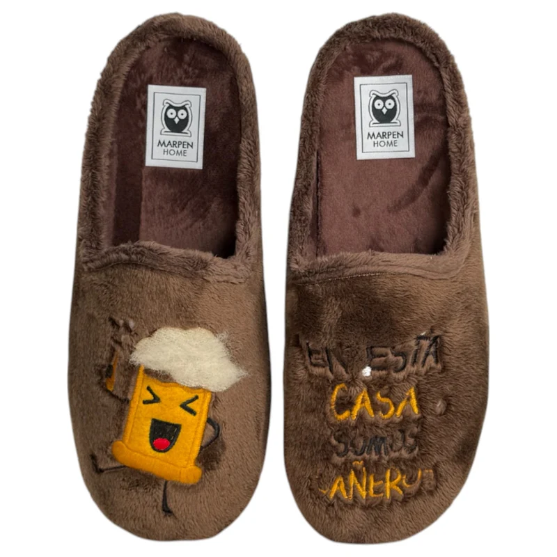 Zapatillas de Casa Marpen Slippers Cañeros 506INV25 Marrón