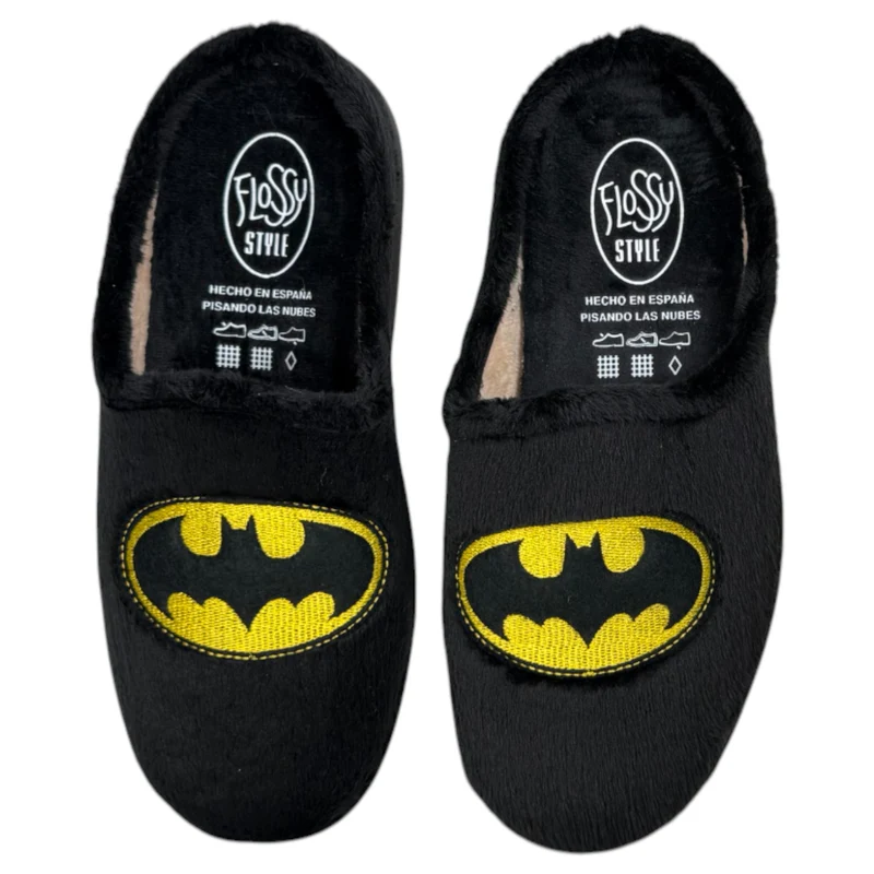 Zapatillas de Casa Flossy Batman 27-181 Negro
