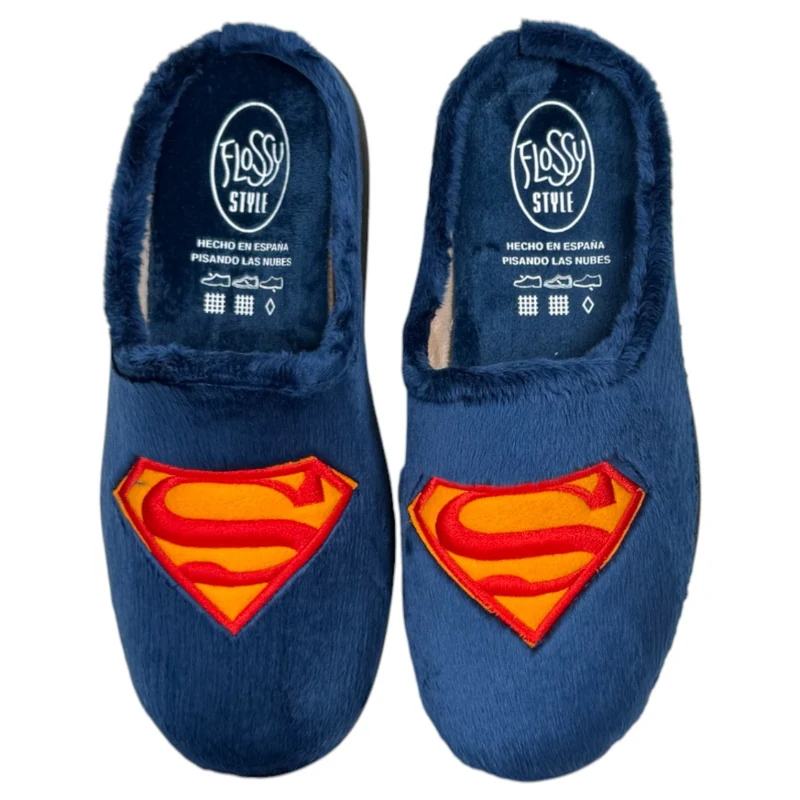 Zapatillas de Casa Flossy Superman 27-180 Marino