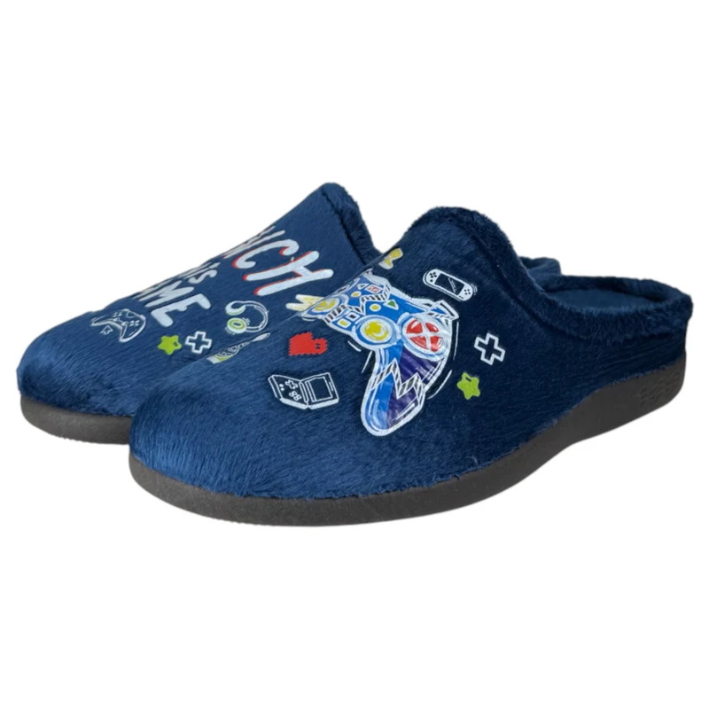 Zapatillas de Casa Flossy Game 27-175 Marino