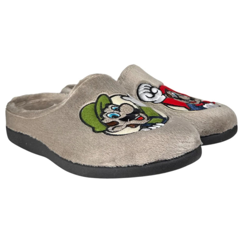 Zapatillas de Casa Flossy Mario 27-173 Taupe