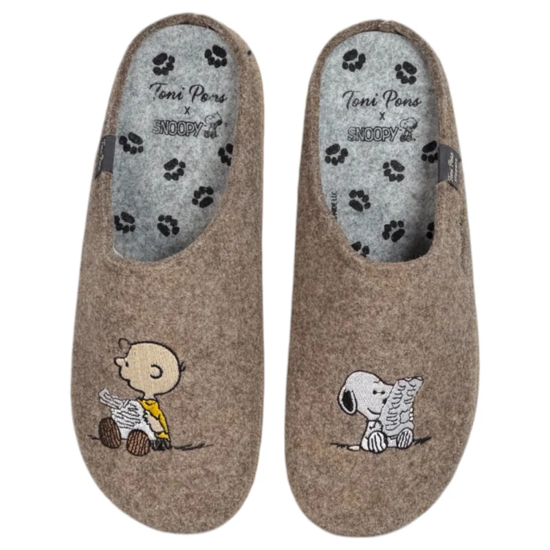 Zapatillas de Casa Toni Pons Charlie Taupe