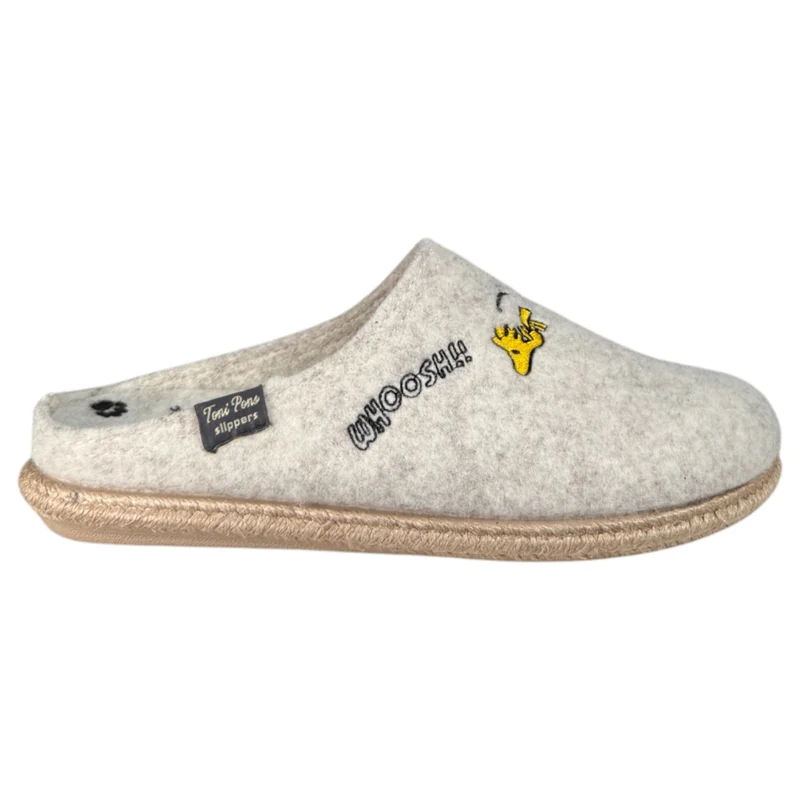 Zapatillas de Casa Toni Pons Snoopy Crudo