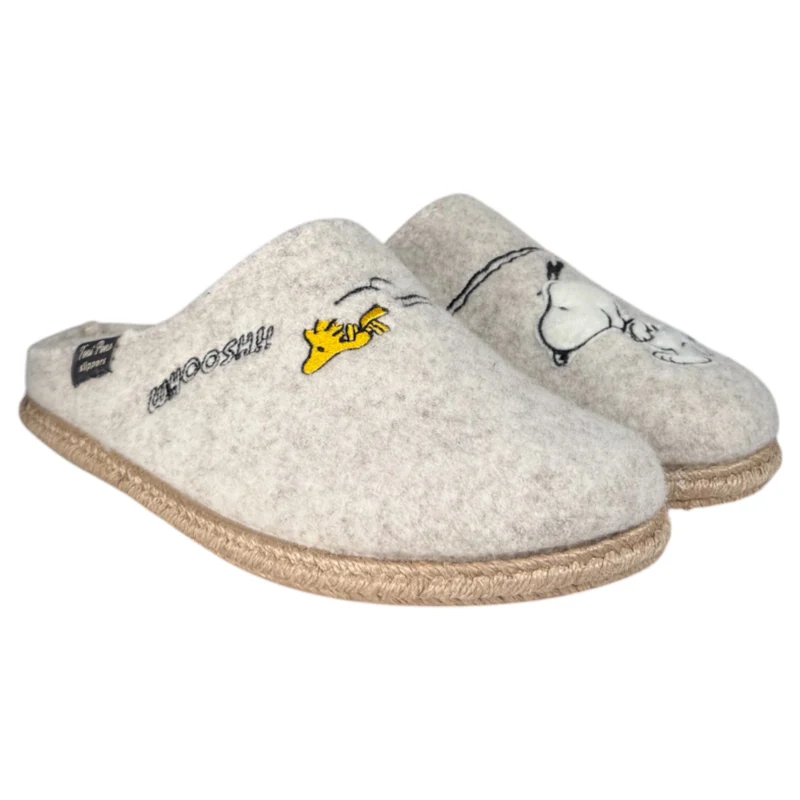 Zapatillas de Casa Toni Pons Snoopy Crudo