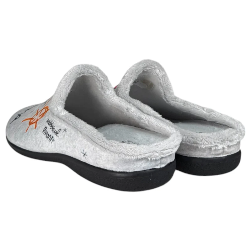 Zapatillas de Casa Vivant Mi Papá Me Mima 242070 Gris
