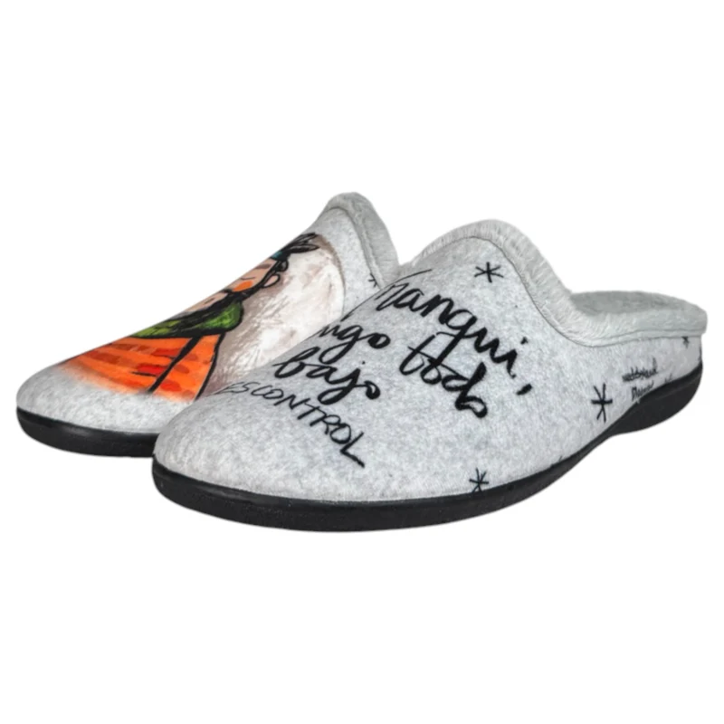 Zapatillas de Casa Vivant Todo Bajo Descontrol 252024 Gris