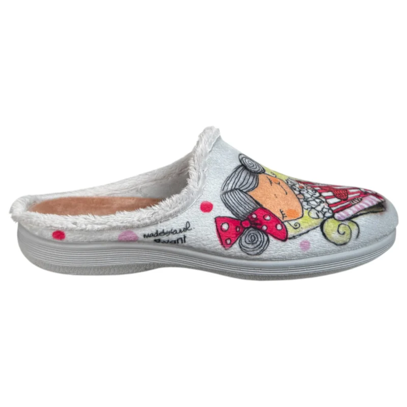 Zapatillas de Casa Vivant Palomitas 242430 Gris