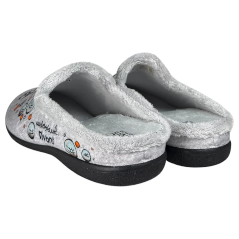 Zapatillas de Casa Vivant Cerveza Agua 242105 Gris