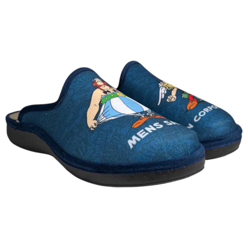 Zapatillas de Casa Salvi Astérix y Obélix 09T452 Marino