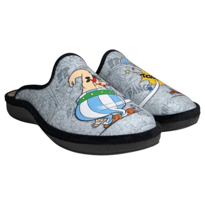 Zapatillas de Casa Salvi Obélix 09T454 Negro