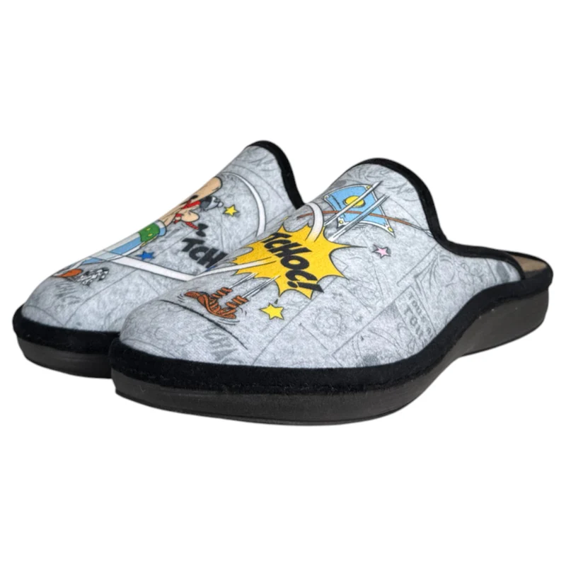 Zapatillas de Casa Salvi Obélix 09T454 Negro