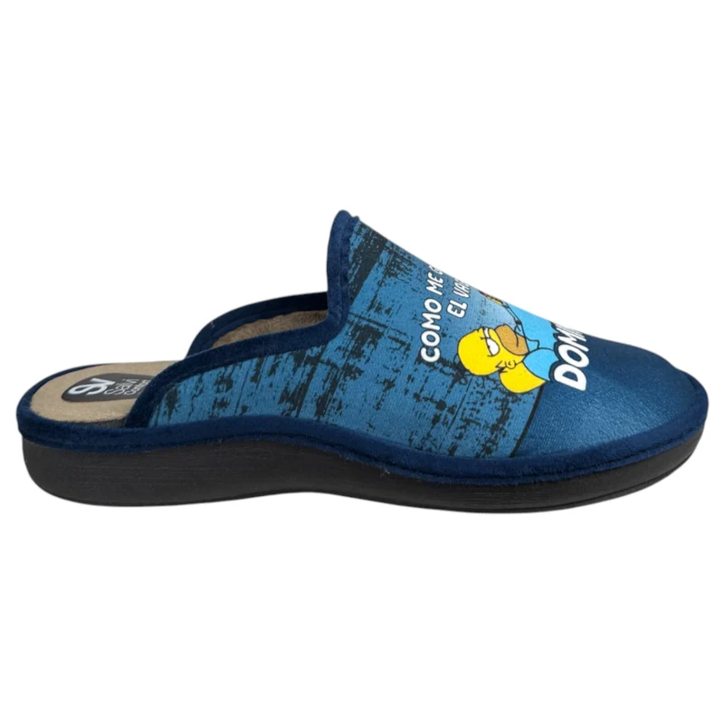 Zapatillas de Casa Salvi Homer Domingos 09T456 Marino