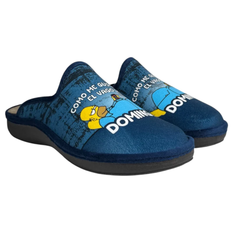 Zapatillas de Casa Salvi Homer Domingos 09T456 Marino